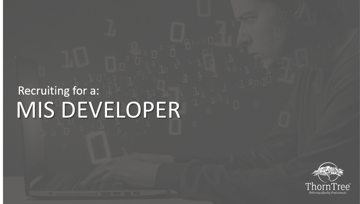 ThornTreeGroup's tweet photo. #VACANCY Recruiting for a Management Information Systems (MIS) Developer to be based in Cape Town. #JobSeekersSA #ITjobs https://t.co/i3nNOcnAEH
