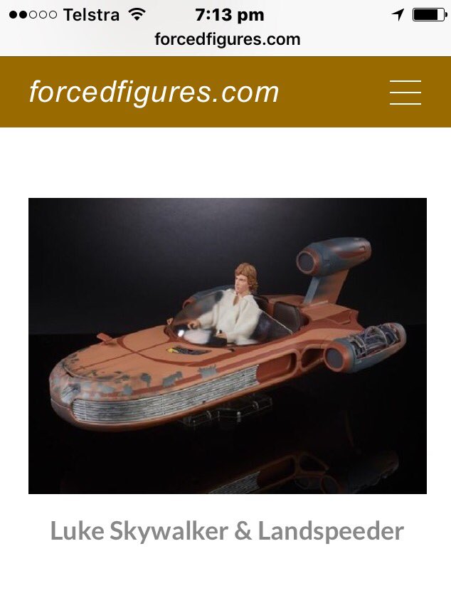 forcedfigures's tweet image. 2017 SDCC exclusive - Farmboy Luke &amp;amp; landspeeder.