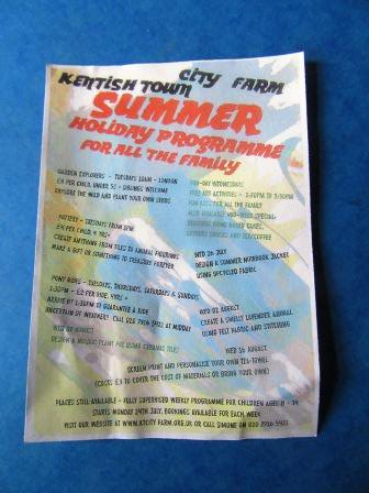 lppgsoak's tweet photo. ''Alert! Only three places left for next week's Kentish Town City Farm's playscheme''.  £15 for the week if you are in receipt of benefit. https://t.co/jNKIQ3r7nC