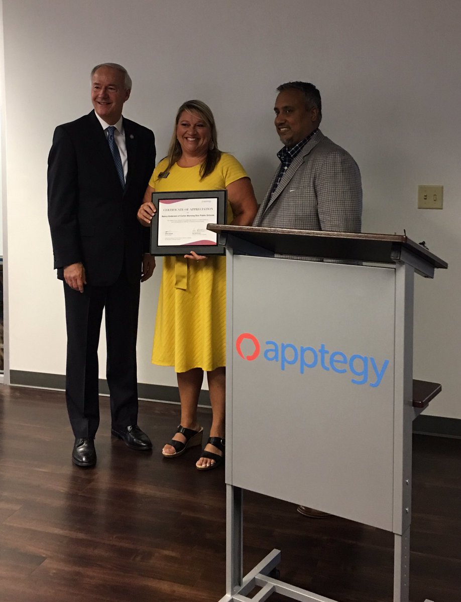 Teamcmseagles's tweet photo. So proud to be a supporter of apptegy!  #arkansascodes https://t.co/DoGOFJfSPE