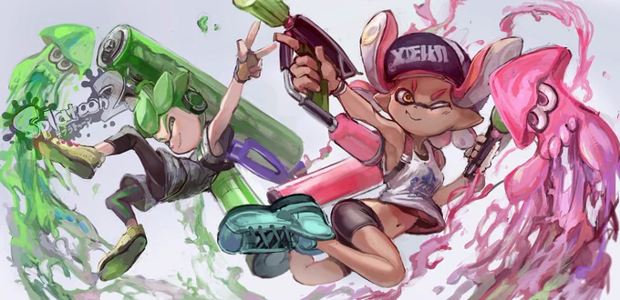 スプラトゥーン2発売日!
おめでとうございます!✨🦑

 #Splatoon2 