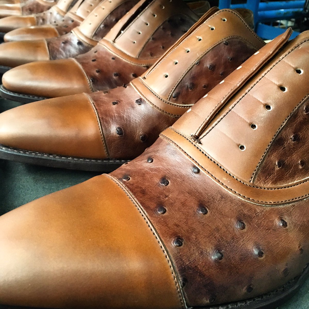 barker ostrich shoes