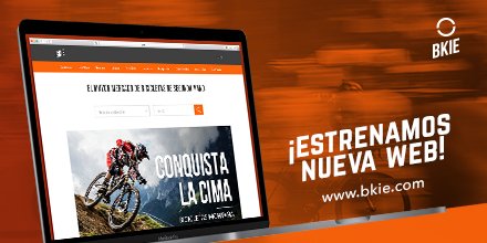 ¡Estrenamos nueva web! Con un diseño innovador e intuitivo. Descúbrela en bkie.com