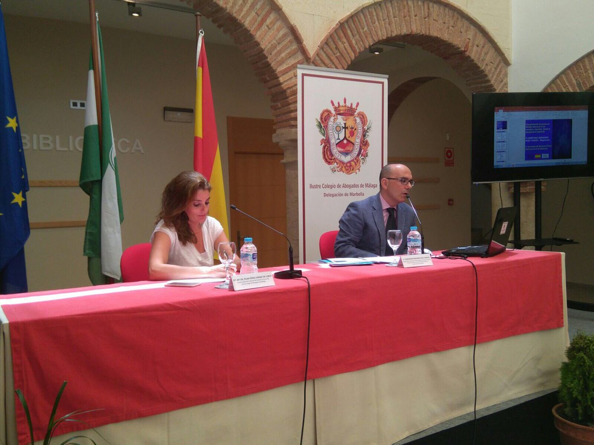 mariapilarpl's tweet photo. #IntPenalMLG @icamalaga en la V Jornada de Derecho Penal internacional #Marbella https://t.co/lKvW8dZKQR