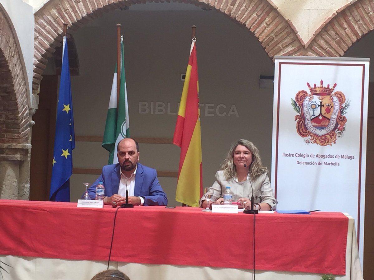 mariapilarpl's tweet photo. #IntPenalMLG @icamalaga en la V Jornada de Derecho Penal internacional #Marbella https://t.co/lKvW8dZKQR