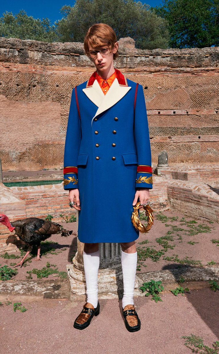 VVERSIVA's tweet photo. @gucci Resort 2018 #Menswear https://t.co/8aDbvcs2iX