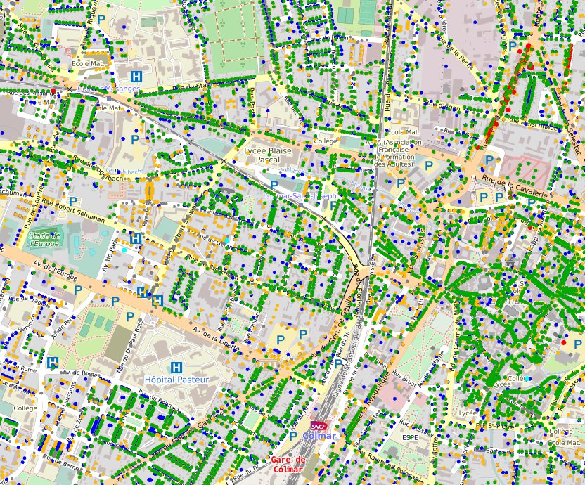 25785 adresses de l'agglo de Colmar intégrées à <a href="/ProjetBANO/">Projet BANO</a> 

Ce sont les points jaunes sur: tile.openstreetmap.fr/~cquest/leafle…
merci <a href="/jpklipfel/">Jean-Pascal Klipfel</a> !