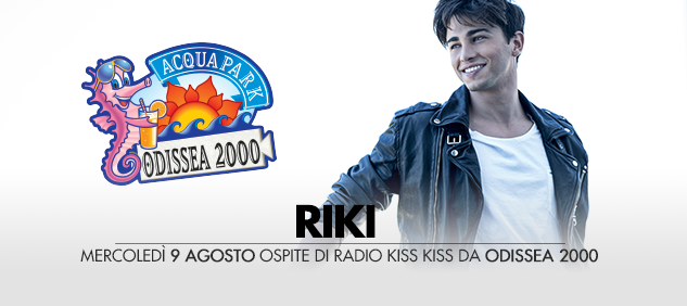 radiokisskiss's tweet photo. Il 9 agosto c'è @aboutriki all' @Odissea_2000 con @radiokisskiss! Scopri di più ➡️https://t.co/JrLoR0ynBi https://t.co/oMPp2heBdM