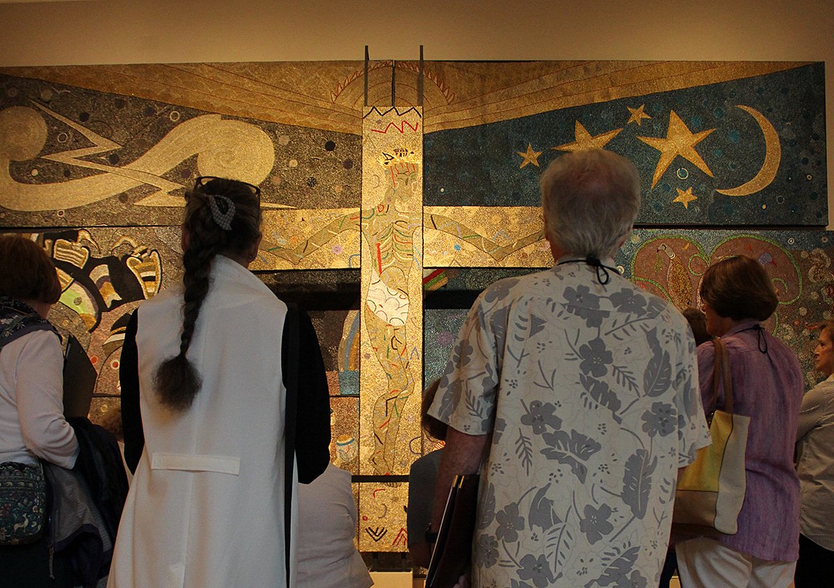 DaytonArt's tweet photo. Tonight's Curatorial Conversations tour of the #UbuhleWomen exhibition is sold out! #Datyon #art #AfricanArt #SouthAfrica https://t.co/R49XzIG9cF