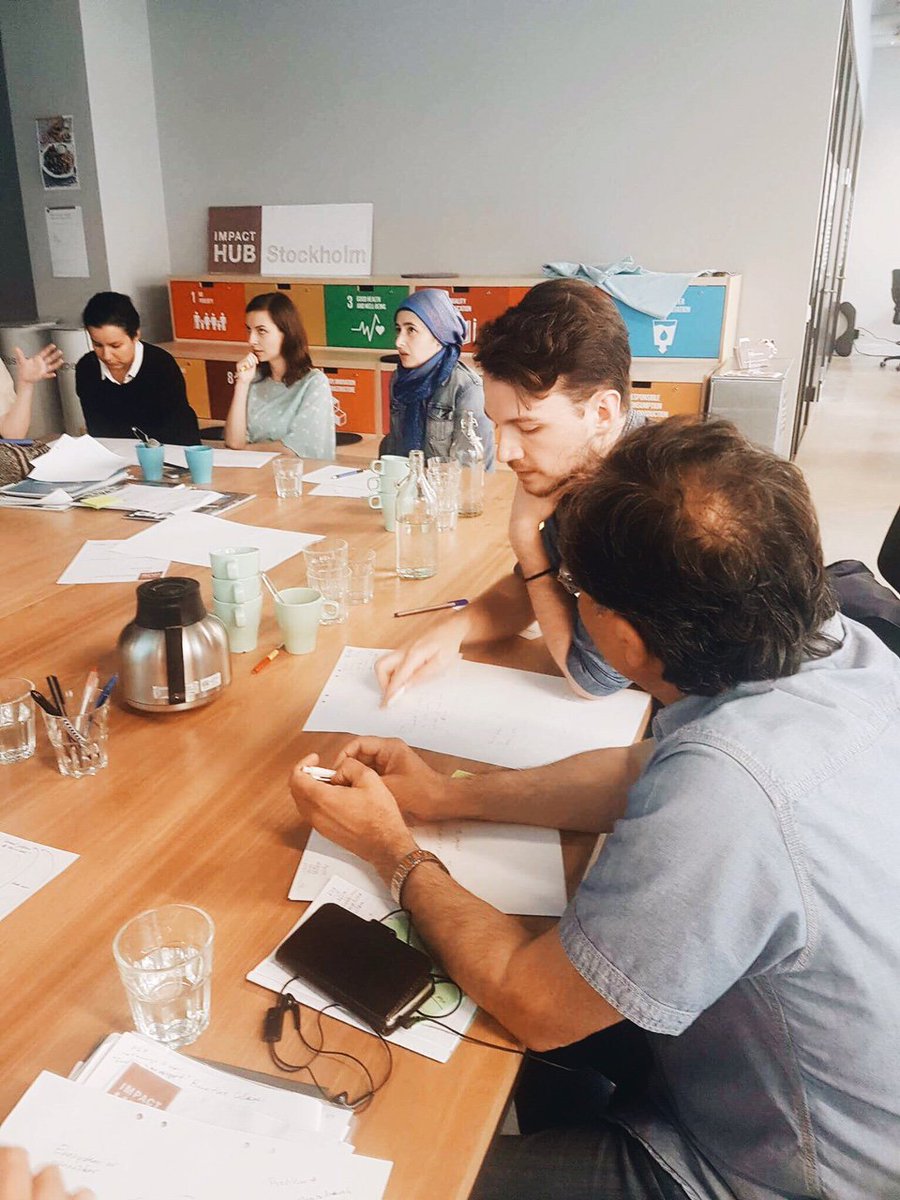 ImpactHubSTO's tweet photo. "It's important to connect knowledge with its practical application!" - Talking #sdg4 #qualityeducation in our new #ExecuteChange format https://t.co/2YAiuir3Id