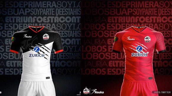 Que bonitos uniformes de <a href="/LobosBuapMX/">Lobos BUAP Oficial</a> para 1a. Muchas felicidades <a href="/Keukamx/">Keuka</a> estoy seguro que será el primero de muchos en la <a href="/LIGABancomerMX/">LIGA MX unofficial🚫</a>