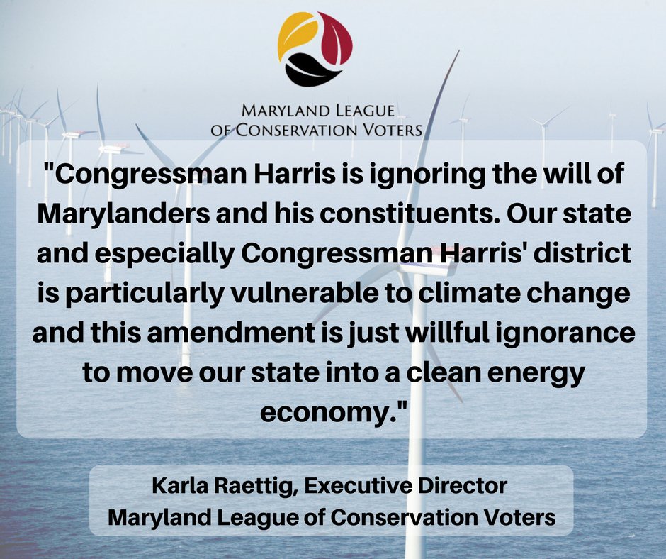 MDLCV's tweet photo. "Congressman Harris is ignoring the will of Marylanders and his constituents." #MDCantWait Call him: 202-225-5311
https://t.co/BYFSG4xDXh https://t.co/FJo26oiuvM