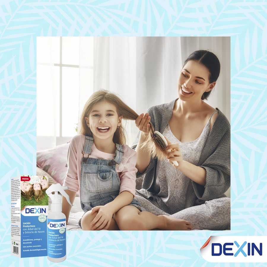 La loción protectora #DEXIN acondiciona el cabello después de la ducha y lo protege. ¡Y tiene un aroma fresco y agradable!