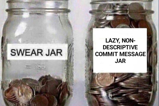 ossia's tweet image. These commit messages are going to put my kids through college