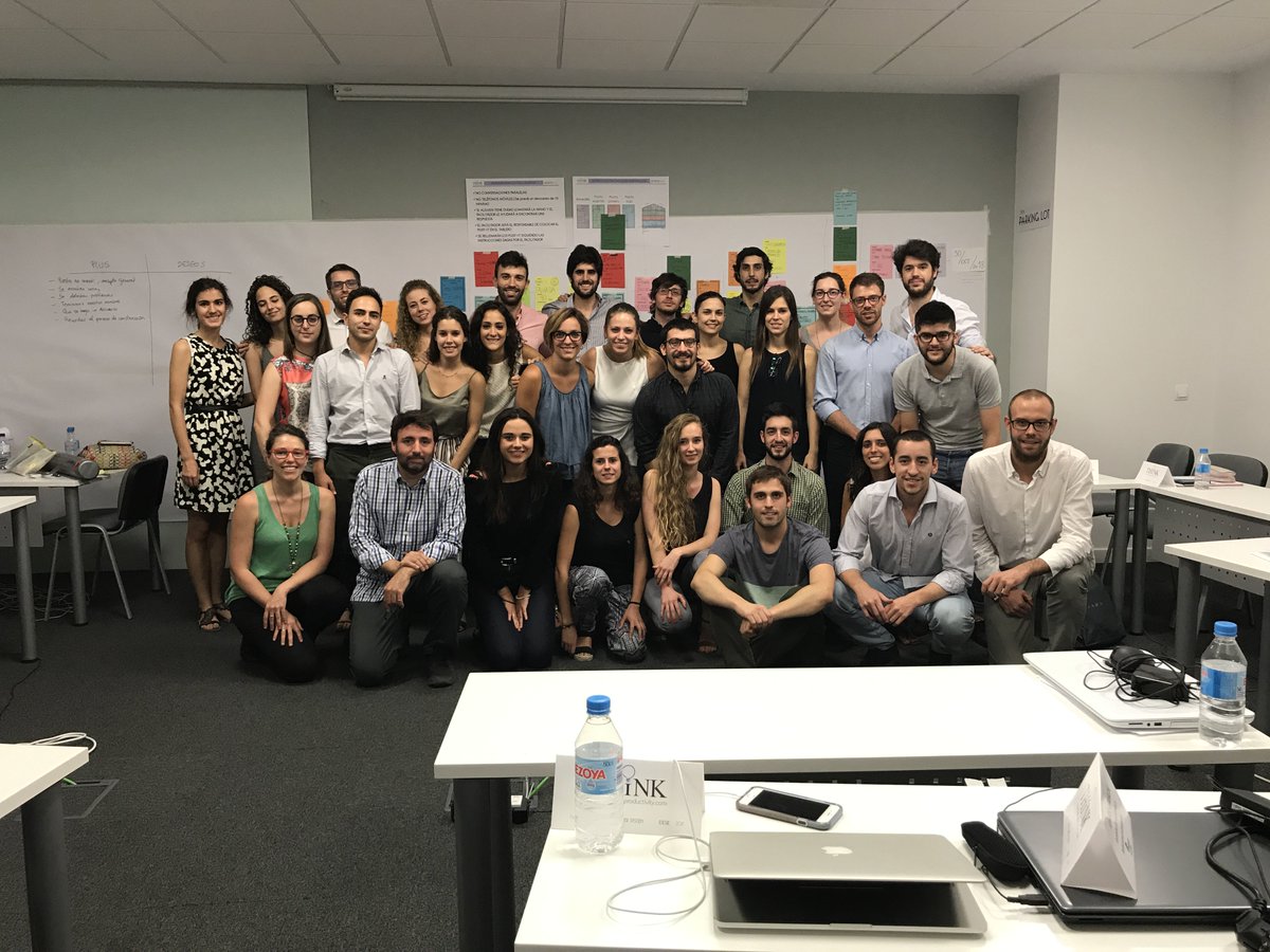 Nuestros alumnos hicieron ayer una Pull Session con <a href="/THiNKproducti/">THiNK productivity</a>