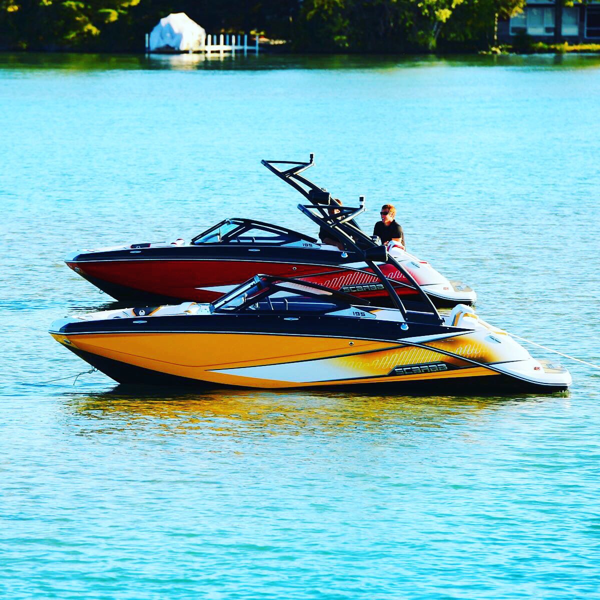 Which colour would you choose 😉#scarab #jetboat