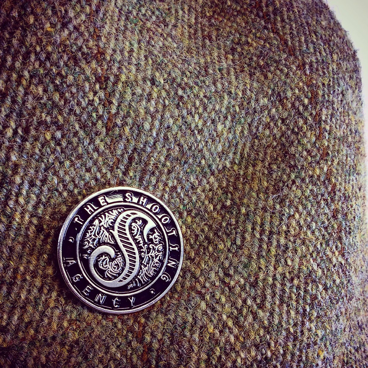 briggsandco's tweet photo. Shiny new enamel badges for The Shooting Agency 👌 #branding #shooting #graphicdesign #tweed #taunton https://t.co/8PHq8QsdKt