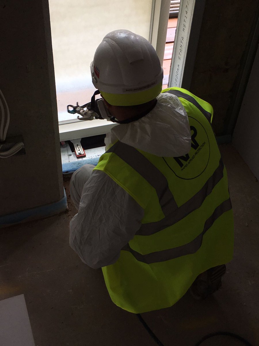 rapltd's tweet photo. Internals, timber frames being protected. 
New Walk, Leicester.
#RAPLIQUIDSHIELD https://t.co/9fv0Ocy9e4