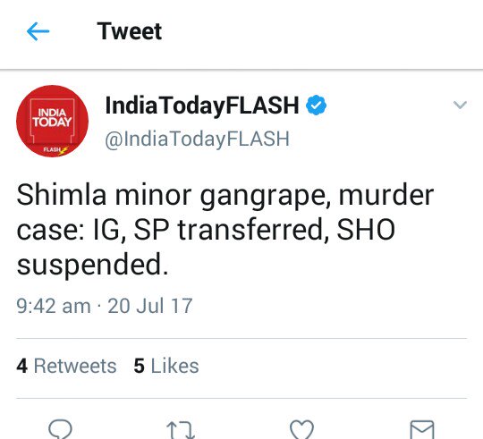 true_wome's tweet photo. @icedtea28 @ianuragthakur @virbhadrasingh @narendramodi @BJP4India @BJP4Himachal @DhumalHP @PMOIndia @AmitShah @rajnathsingh @AmitShahOffice @chetanbragta @reetsatti @NaharAshok @BHASHKARSUMAN @varshasinghmcx @iDeepakKapoor @Mitalishah121 @sureshptl24 @HindusRajyam @ramsa_b @iSapnaAgarwal @Ask_Saffron @simbamara @meAGhosh @priyankooo @tinkerbell9958 @SureshM46 @bhushan_gyan @BNSTyagi @rakeshdubey29 @DS__Rajput @SankarDutta5111 @himanshudixit01 @DrVarun3 @nve2016 @TheJeonsa @KnpManu @Gopssays @SharmaNishaa @Harvansh_Batra @i_Manishaa @irkjain @India_My_Love @JITENPUGALIYA @Jkbabu91 @jaggirm @pkm370 @Kashish04332500 @rajnikantmisra #justiceforgudiya मोदीGक्यो न ऐसे घिनौने अपराध के बाद प्रदेश के कानून मंत्री,DGP&amp;देश के कानून मंत्री कोSUSPENDकिया ज���ए क्यो केवल एकSHOको ही? https://t.co/dH2DjhJ7U2