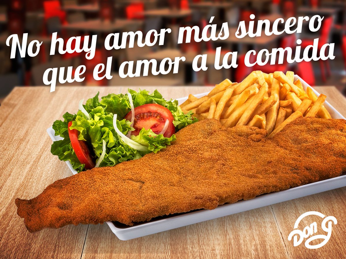 DonGoficial's tweet photo. Amamos lo que hacemos y amamos la #comida 😍 ¡Feliz día! https://t.co/QFUtLvYABc