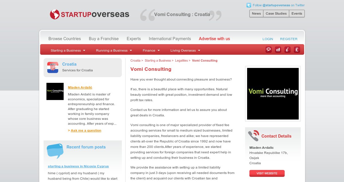 startupoverseas.co.uk/starting-a-bus…
<a href="/StartupOverseas/">Startup Overseas</a> talks about <a href="/Vomi_Consulting/">Vomi Consulting</a> and #starting #business in #Croatia