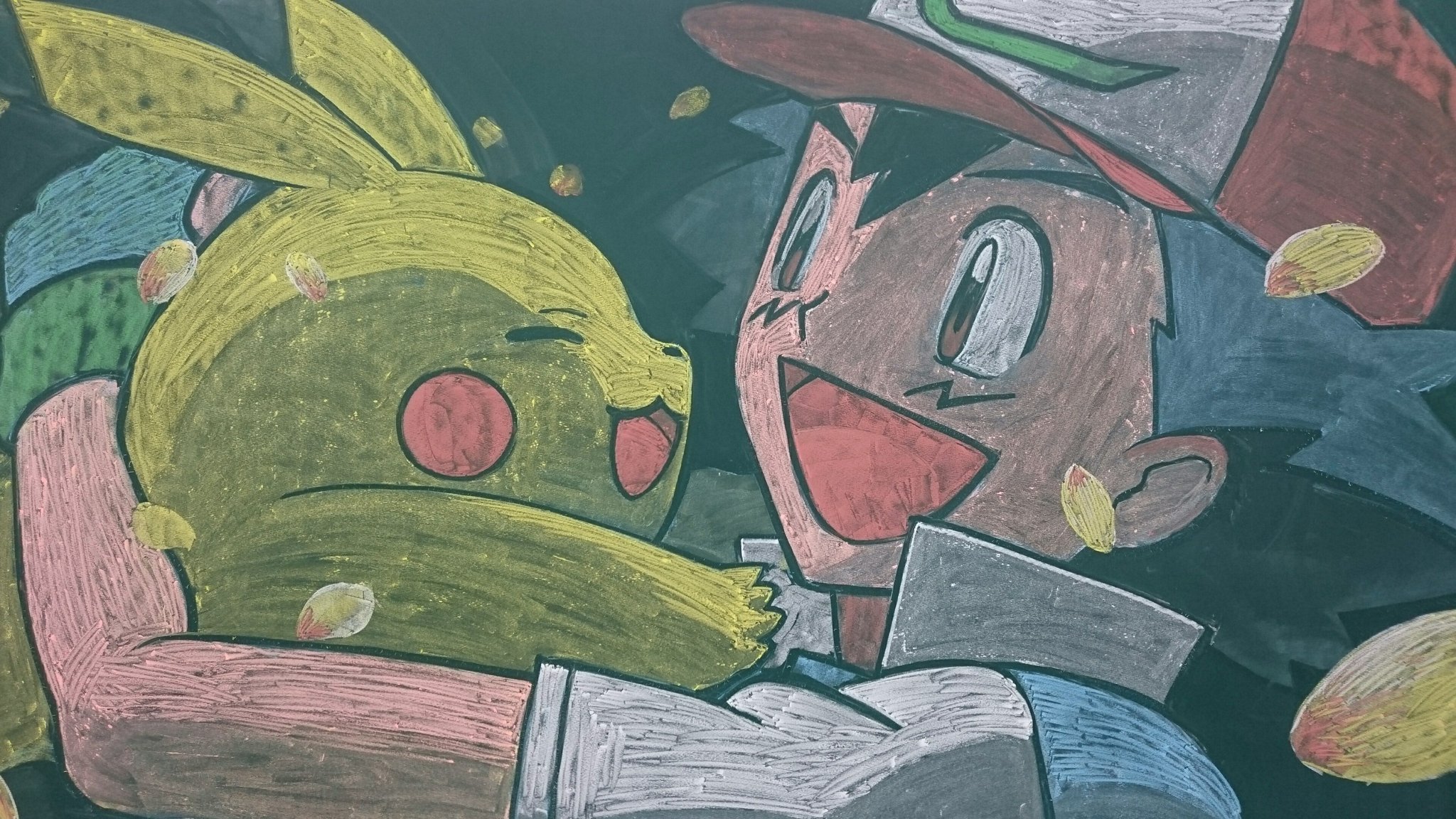 すずき らな 黒板アートで キミにきめた 劇場版ポケットモンスター キミにきめた を みて参りました 好きなシーンをイメージして描きました サトシとピカチュウ 出会えてほんとうによかった とってもあたたかかったです すずき らな 黒板アートで キミにきめた 劇場版ポケットモンスター キミにきめた を みて参りました 好きなシーンをイメージして描きました サトシとピカチュウ 出会えてほんとうによかった とってもあたたかかったです