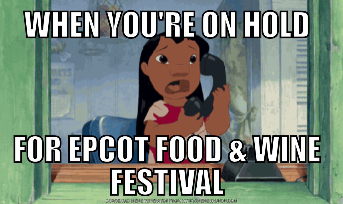 DisneyFoodBlog's tweet photo. Who is up booking events for the Epcot Food and Wine Festival this AM? https://t.co/mX27b1uan9