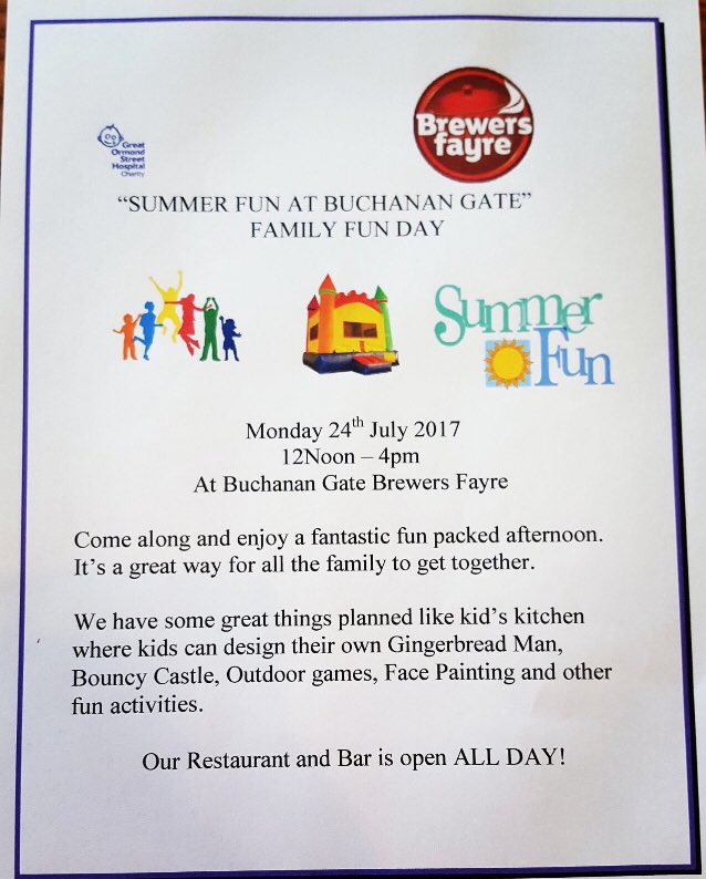Join us on Monday 24th July for our fab fun day! Bouncy castle and other activities 😀 restaurant and bar open all day!