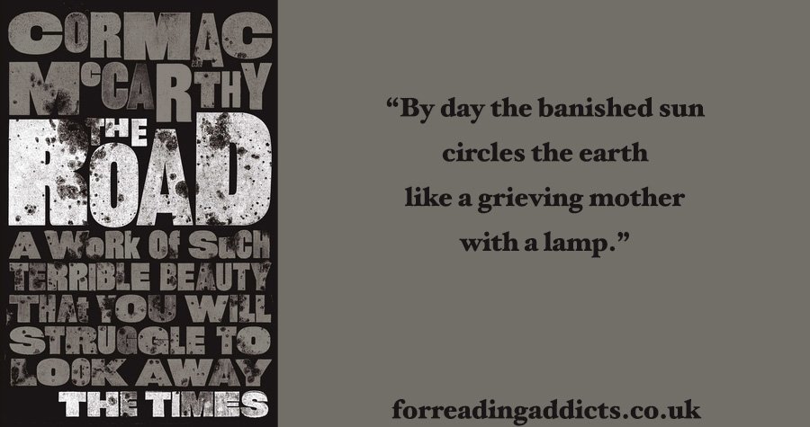A happy birthday to \The Road\ author Cormac McCarthy who was born in 1933. 