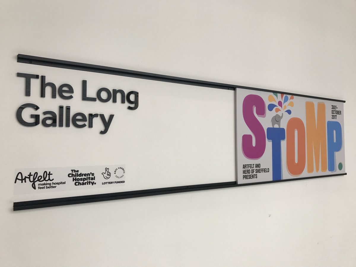 Artplus_team's tweet photo. Thanks to everyone who supported last night's launch of Stomp, our @HerdofSheffield exhibition at @SheffChildrens. https://t.co/kiiHscYGVG https://t.co/HKPNAzyCu7