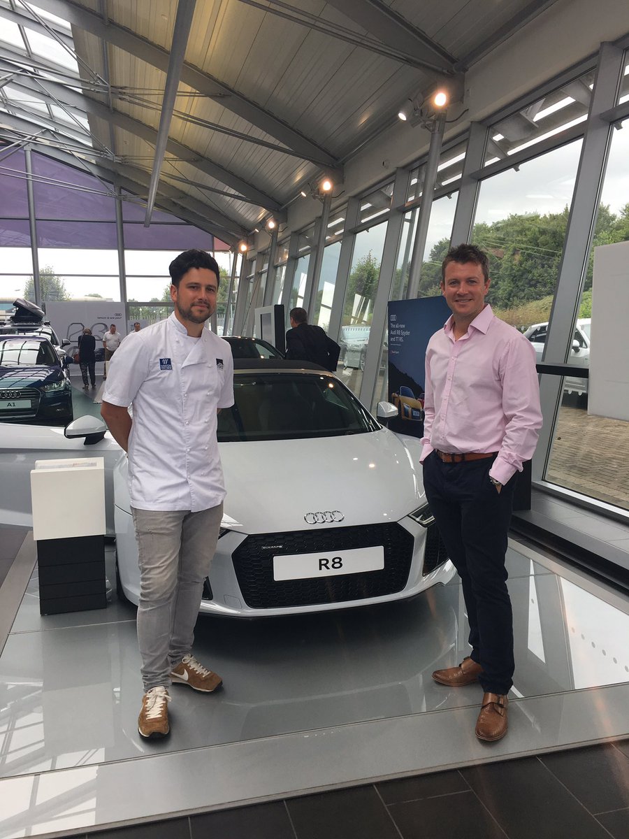 walterrose1847's tweet photo. We loved @MonMotorsAudi #BathAudi yesterday w/ @HywelJonesLP + @tomwesterland - Great to see @davies_chef too! https://t.co/JZ6jjRGYIq https://t.co/0ocHrEl06z