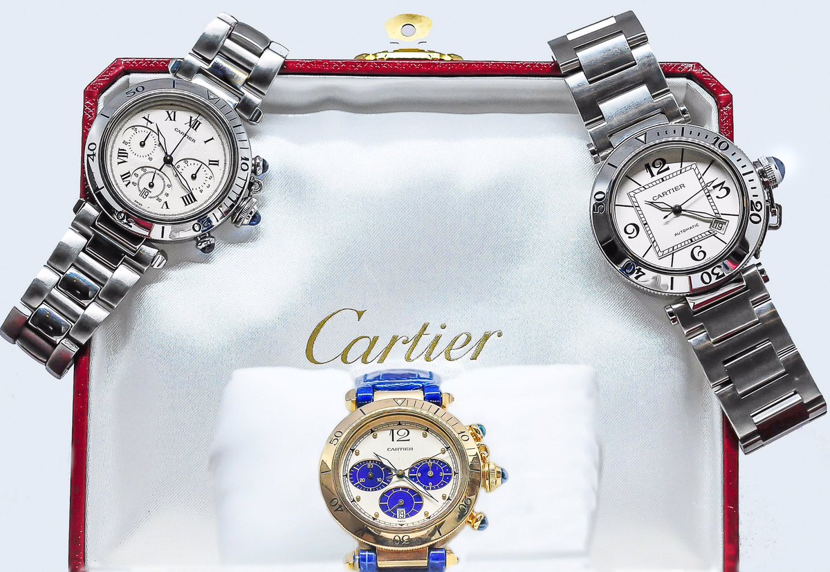 london_machine's tweet photo. Pasha #thursday 🤤 

Chronograph or SeaTimer ? ✨

#cartier #pasha #chronograph #seatimer #automatic #quartz #watch #41mm #available #forsale https://t.co/K7d9j6c6ov