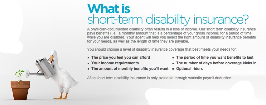 AflacTN's tweet photo. #Aflac #ShortTermDisability policy protects your paycheck when you can't work! Sick or Hurt? No problem...still get paid weekly. #AflacTN https://t.co/Kgwr22Ft07
