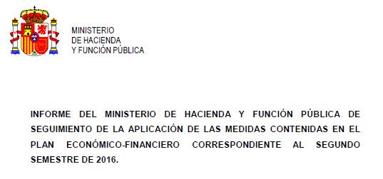 Haciendagob's tweet photo. ℹPueden consultarse los Informes de Seguimiento MINHAFP sobre Planes Económico-Financieros. 2T 2016 https://t.co/WdRZkBqcAx #LOEPSF #CDI https://t.co/EXaqfTgMau