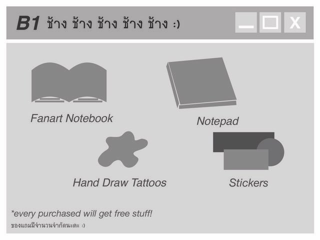 NCTMarket_0729's tweet photo. 📢 บูท B1
📲 @tyvsg10_m
💌 สมุดปกภาพแฟนอาร์ต, แทททูวาดมือ, กระดาษโน้ต, สติ๊กเกอร์
 #ตลาดนัดnct https://t.co/xMPBmyocGD