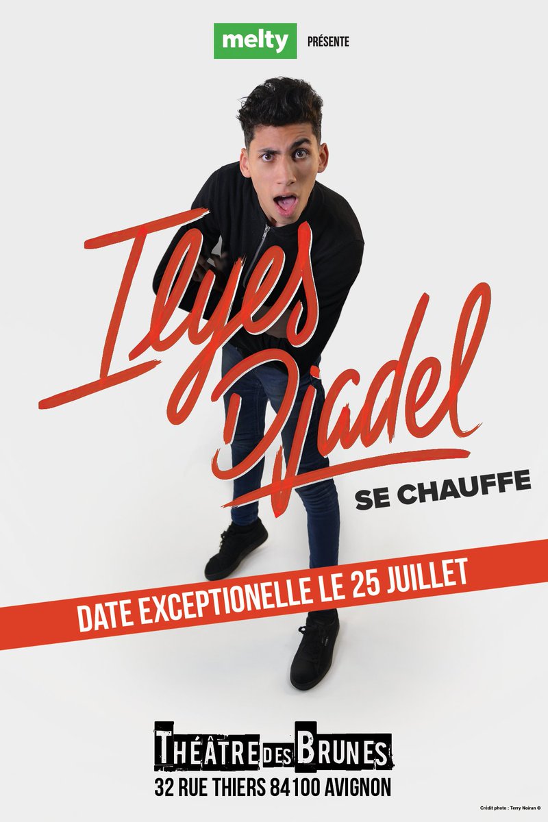 .<a href="/ilyesdjadeloff/">Ilyes Djadel</a> sera au festival d'Avignon pour une date exceptionnelle le 25 juillet !