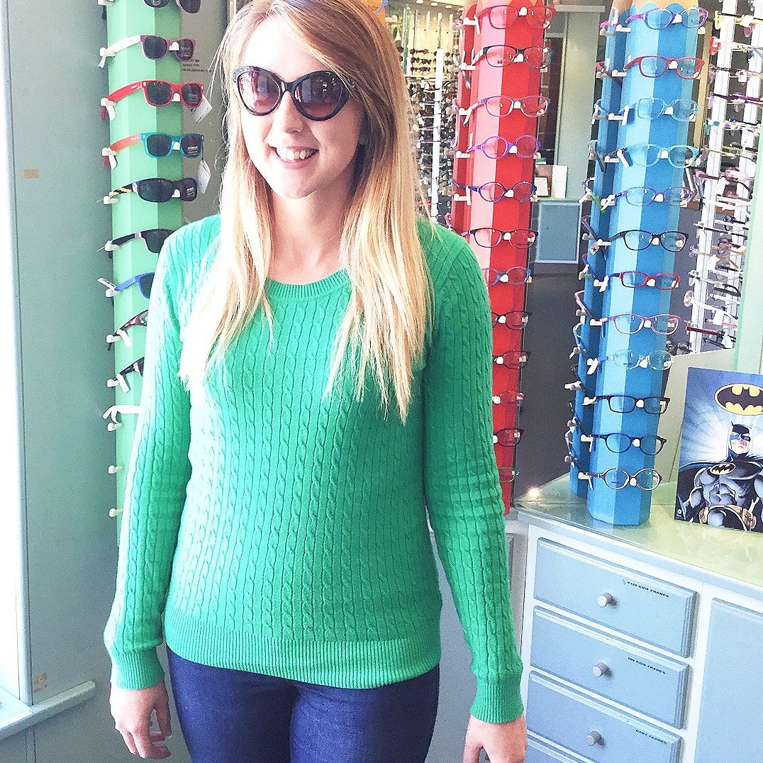 Congratulations to Anne Marie who won our <a href="/zacposen/">TRISSE ♊️🚮💕</a> #designersunglasses 😊 they are #stunning 😆 #competition #winner #wexford #optician