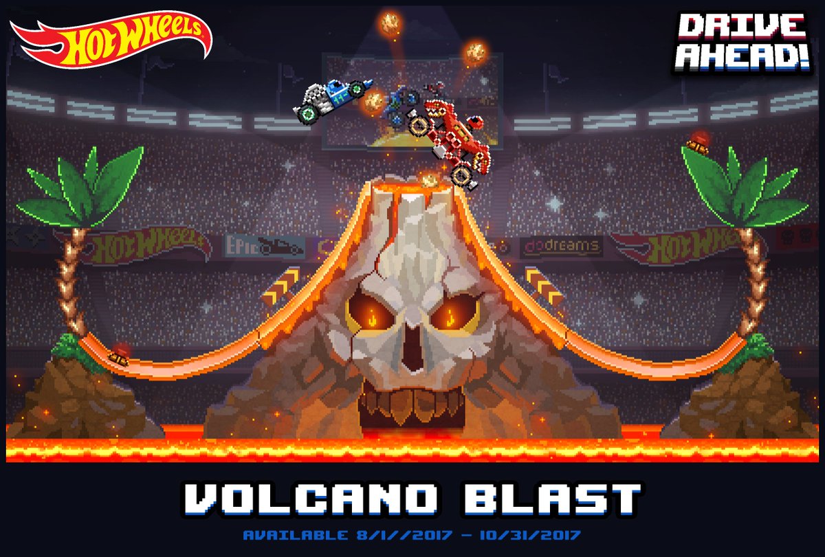 hot wheels volcano blast