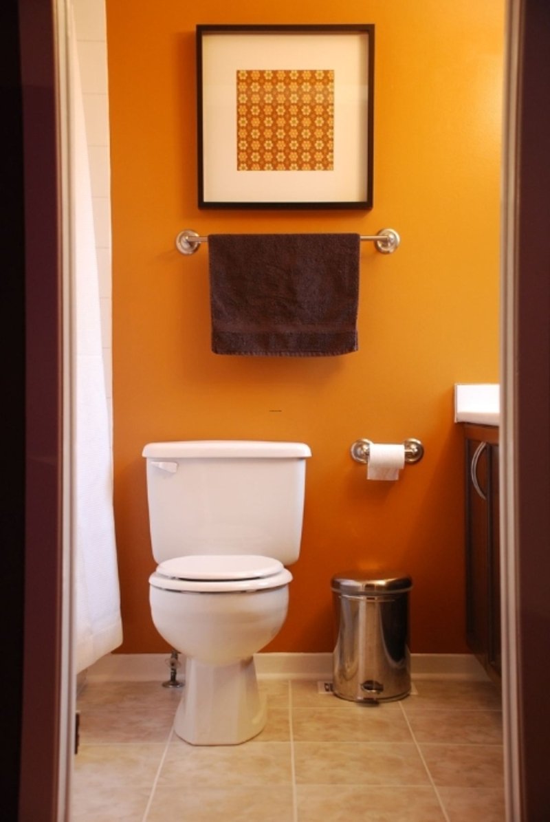 klutterwiz's tweet photo. Orange hue #bathrooms https://t.co/KbBFtIOJgk