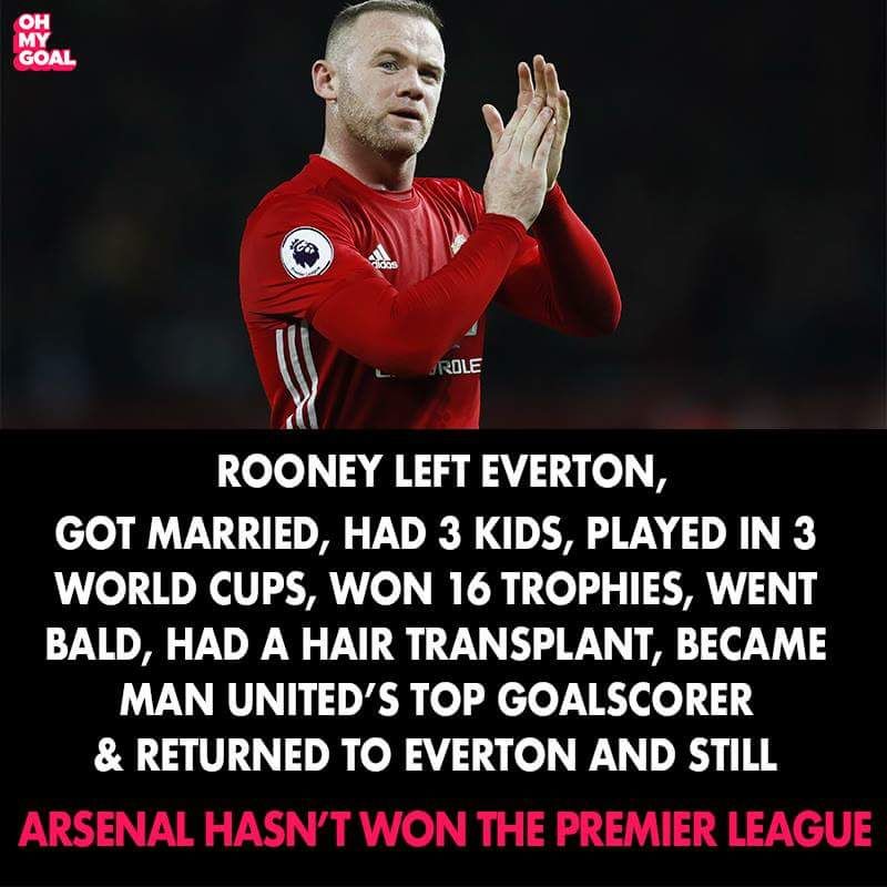 TheClubPark's tweet photo. Rooney vs Arsenal https://t.co/LdSMYzak52