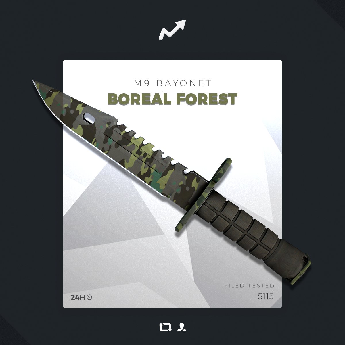 🌲 🌳 M9 BOREAL FOREST 🌲 🌳

➡️➡️➡️ GIVEAWAY ⬅️⬅️⬅️
JUST RETWEET &amp; FOLLOW US

BTW AWP MEDUSA GIVEAWAY  bit.ly/medusaaa

WINNER IN 24H