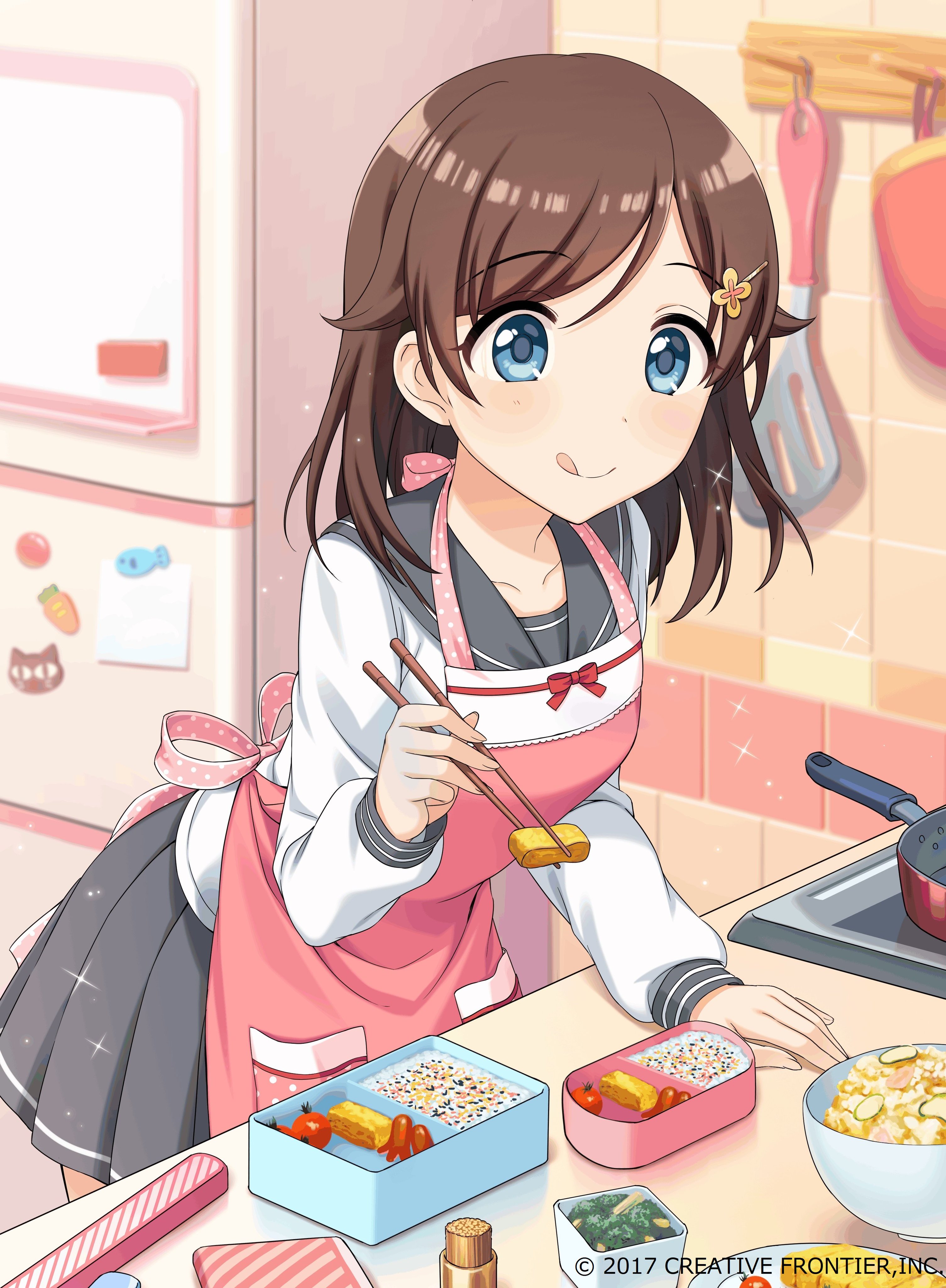アイドルコネクト公式 ストリエ更新 本日のストリエ更新は 空子のお料理教室 です お料理番組のレギュラーをもった空子ちゃんたちメモリア 誰もが認める料理上手な空子ちゃんですが とある問題に直面して 特別イラストも公開しますね