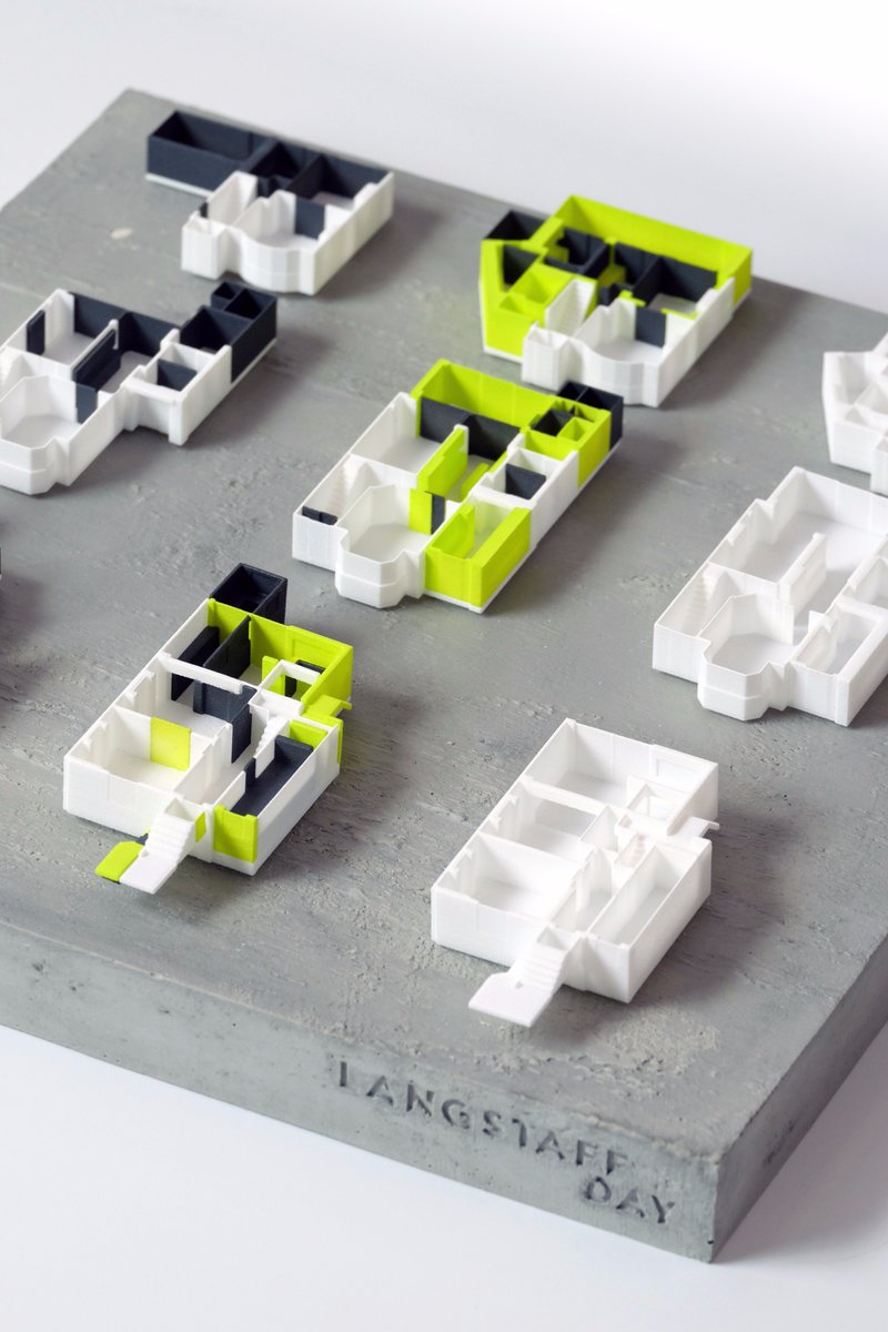 We call this model 'Add and Subtract'...showing 3 schemes as they are &amp; will be #London #Architecture #WorkInProgress #3DPrintedModel