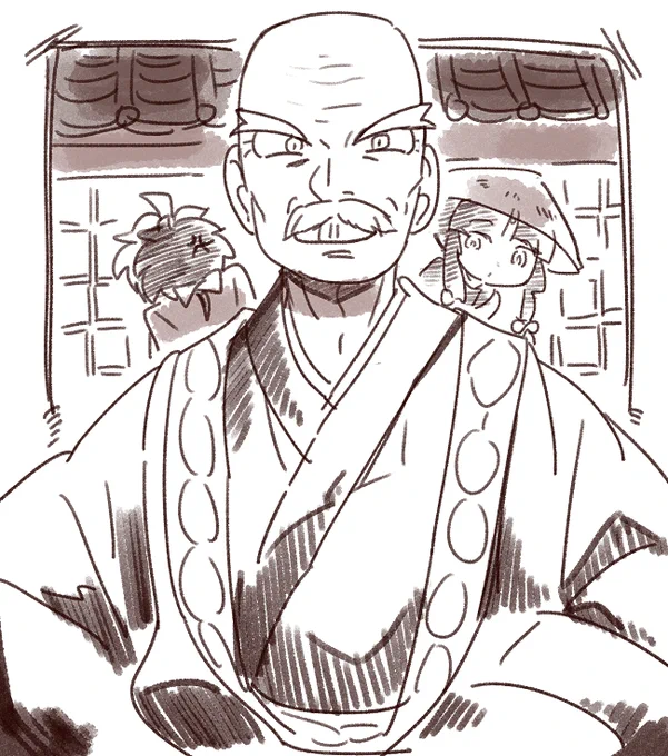 虎太郎のじいさん多分こんな感じ? 