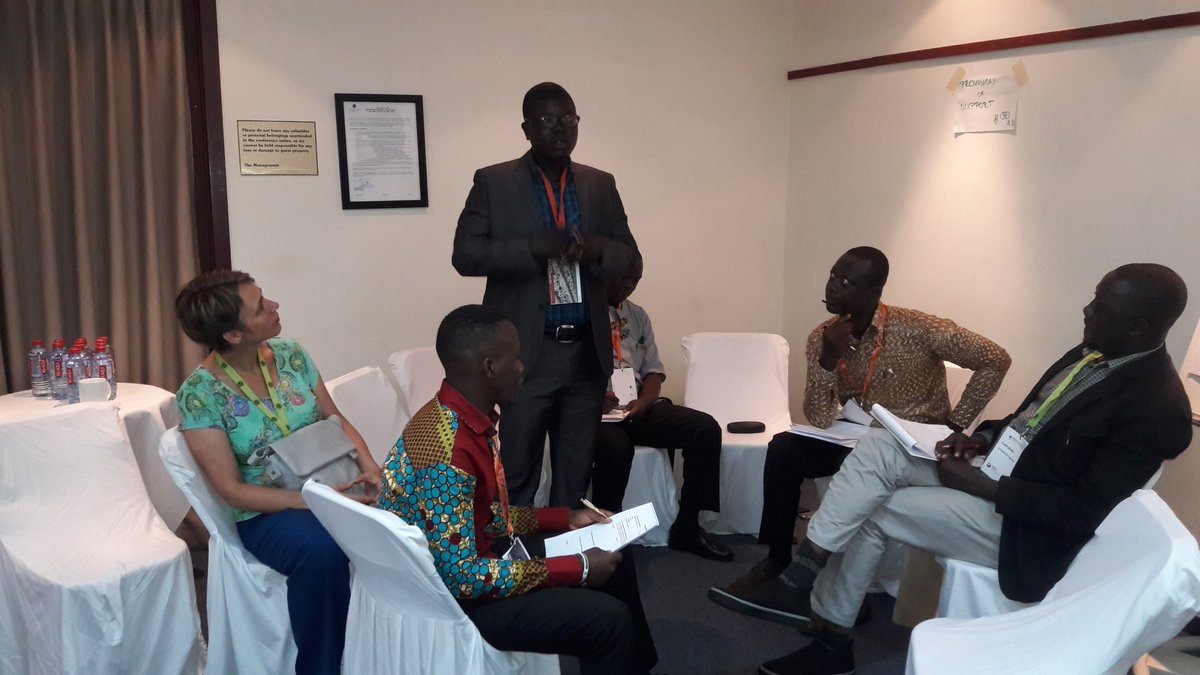 Moderators 4 #SEEDWAS17 #BusinessDevelopmentServices dialogues introduce themselves to participants. #Ghana #SustDev #socent #Africa