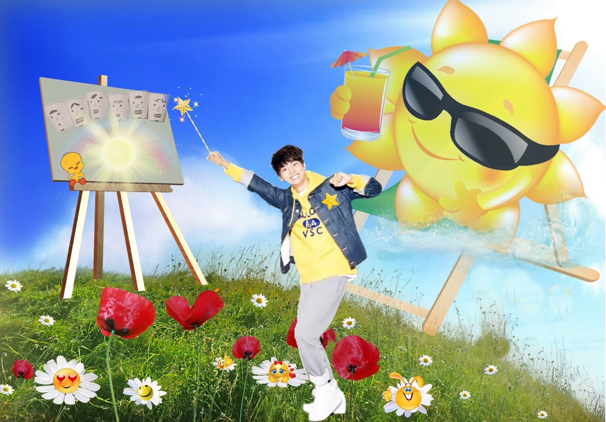 Marinca_JRM's tweet photo. 🌸@CHA_NNNNN🌸  
You are an artist drawing a solar mood for starlites! Create a lot of bright pictures! #PainterN ☀️
 #차학연 ☻ 🌟#LeaderNTheBest🌟 https://t.co/SzfSkW30nr