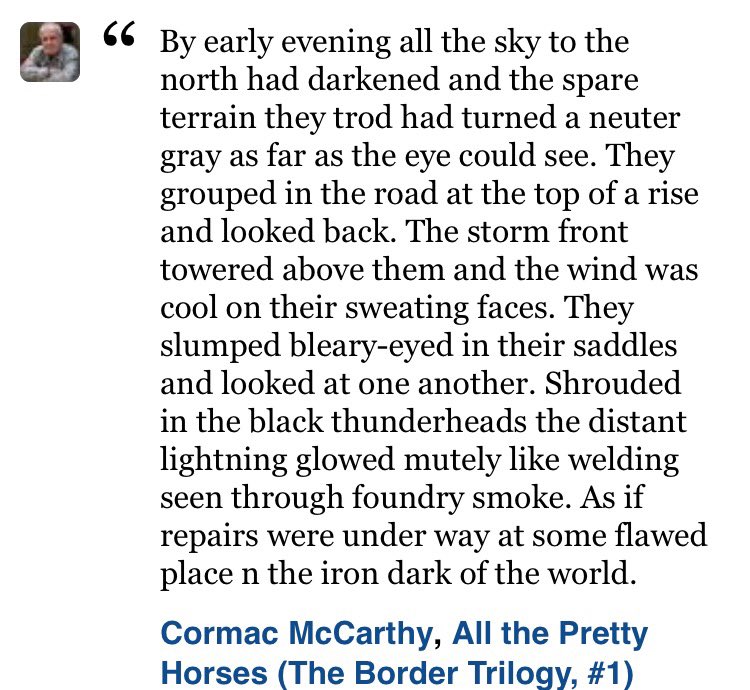 Happy birthday, Cormac McCarthy. 