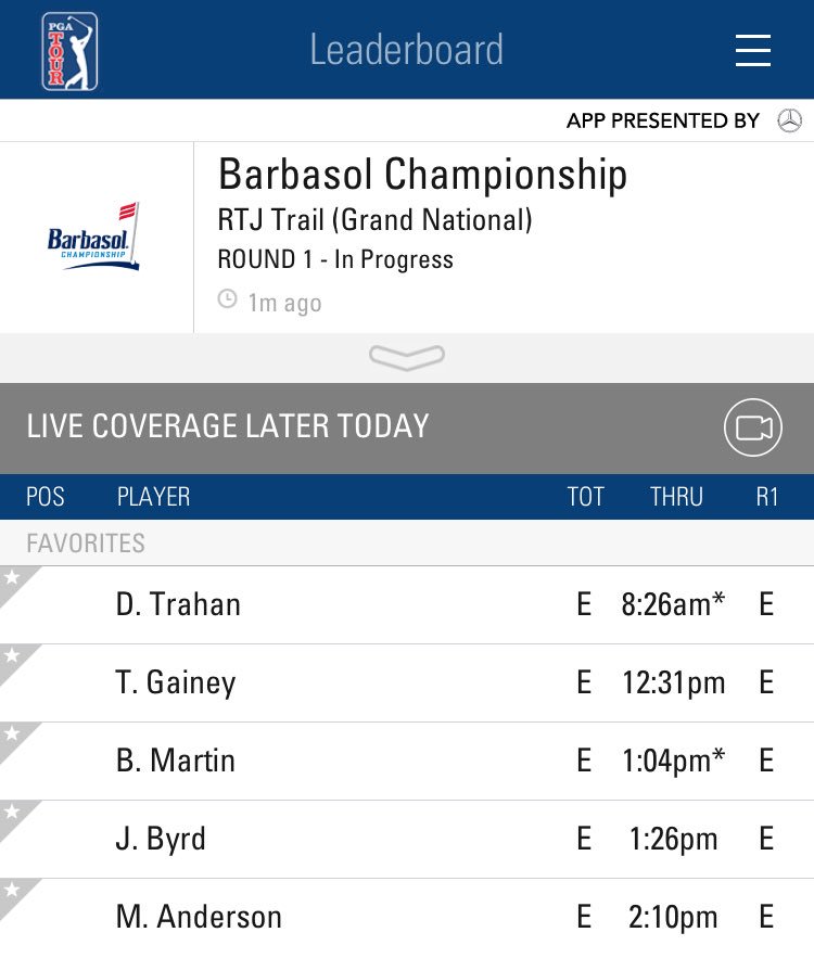 SCJGA's tweet photo. No #tbt here- it's happening TODAY! Watch SCJGA Alums as they begin the @TheOpen and the @BarbasolPGATOUR #TheOpen #SCProud 🏌🏼⛳️🏆 https://t.co/XKc8tFTaRK