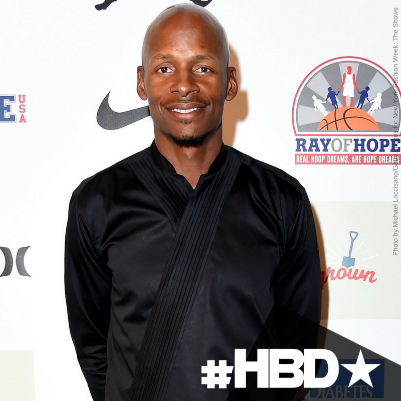 Happy birthday to basketball star, Ray Allen, whose 3-point accuracy & free throw shots made him an NBA legend.  