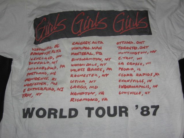 motley crue girls girls girls tour shirt